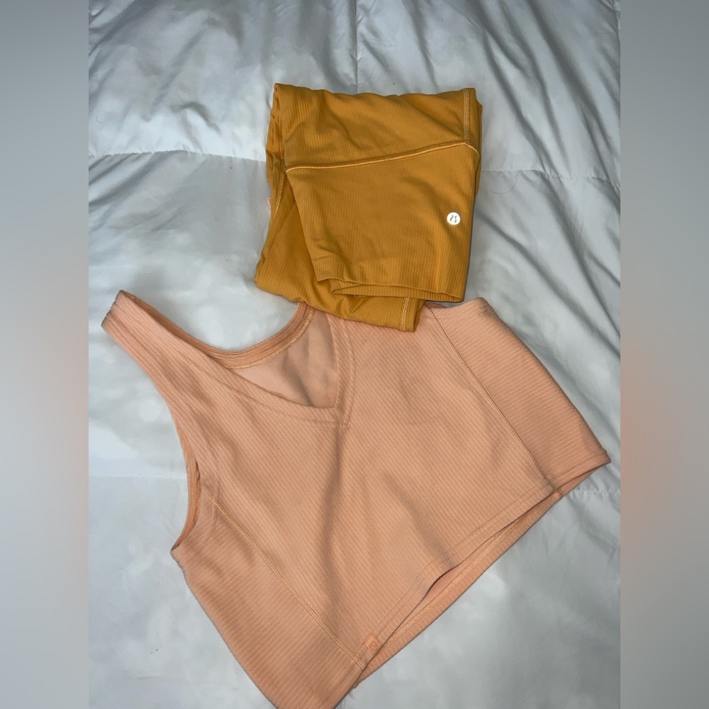 Lululemon Athletica Ribbed Activewear Set